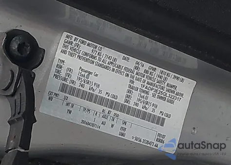 2016 Ford Focus S from USA, damaged, VIN 1FADP3E25GL322317